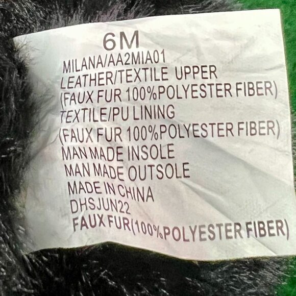 Andre Assous Milana Women's Boots Fur Trim/fold down Water Resistant Suede 6 NEW - Picture 13 of 16